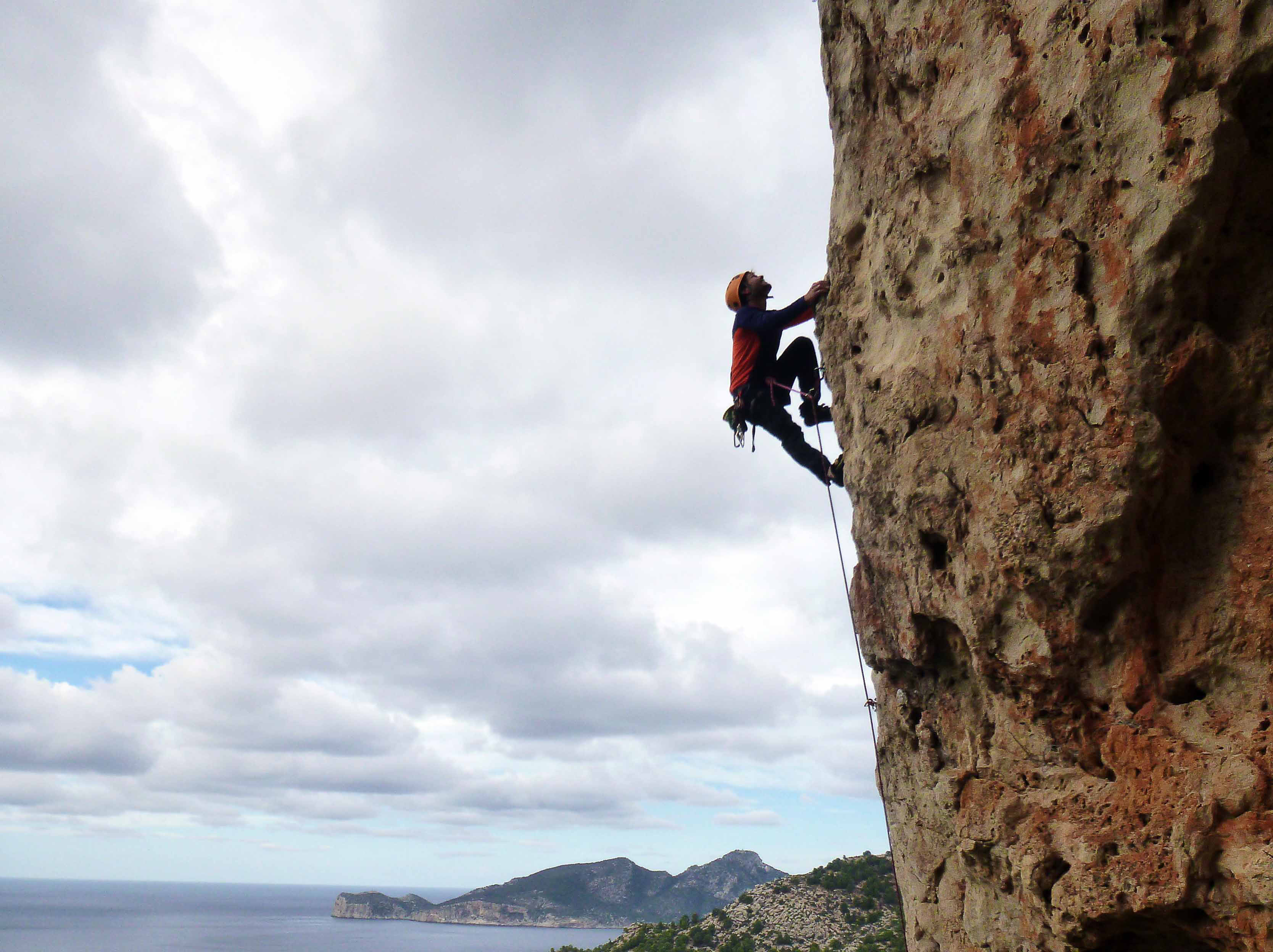 Bautismo escalada en Mallorca, España.