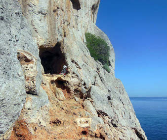 Senderismo en Mallorca, España. Ruta en el Torrent de Pareis.