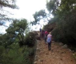 Hiking in Mallorca, Spain.