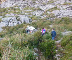 Hiking in Mallorca, Spain.