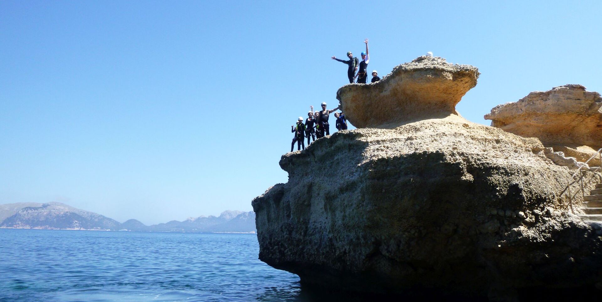 Outdoor activities in Mallorca, Spain.