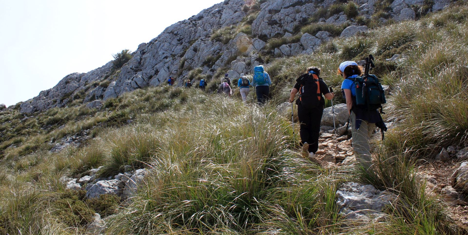 Outdoor activities in Mallorca, Spain.