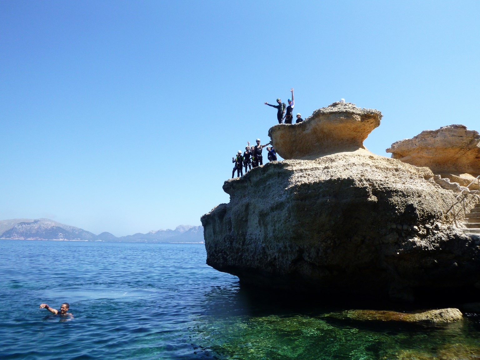 Actividades y deportes de aventura en Mallorca, España.